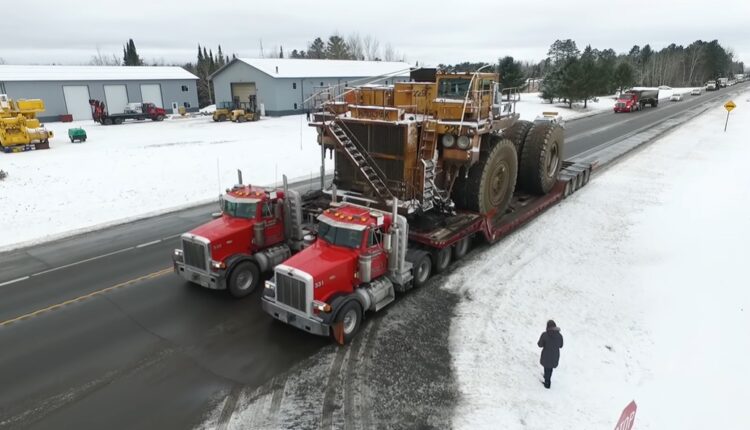 Two truck trailers